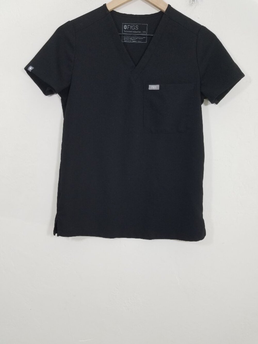 Figs Technical Collection Shirt Black Size XXS